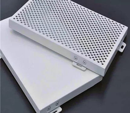 氟碳冲孔白色铝单板